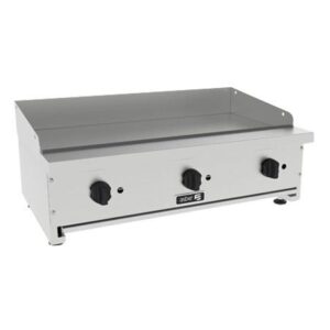 plancha-lisa-a-gas-con-placa-de-5-8-asmg-36-snack-line-asber