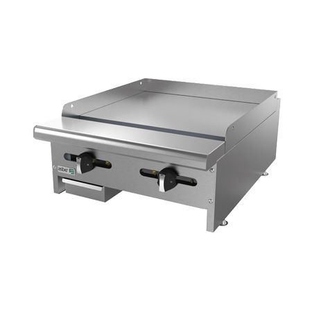 plancha-lisa-a-gas-con-placa-de-5-8-aemg-24-restaurant-line-asber