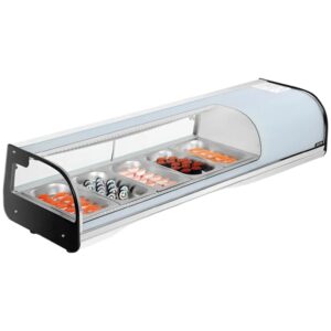 Vitrina Refrigerada para Sushi 5 Bandejas GN-52L Kreppsland